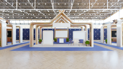 Standard Exhibition Stand daylight